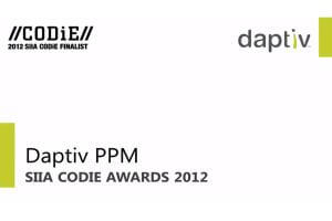 Daptiv – 2012 Codie Awards